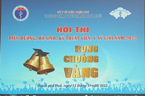 Trung tâm Y tế thành phố Huế tổ chức Hội thi Rung chuông vàng năm 2022
